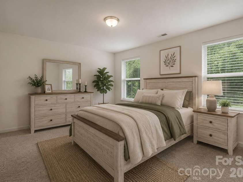 427 Amberly Circle, Pageland, SC 29728.  MLS# CAR4393996, YatesRealty ID 32180. Primary bedroom (virtually staged)