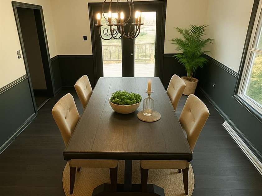 5304 King George Court, Greensboro, NC 27410.  MLS# CAR4292778, YatesRealty ID 32180. Virtually Enhanced Dining Room