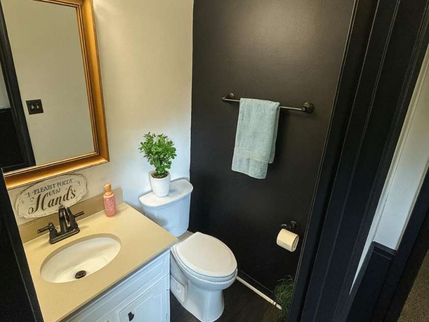 5304 King George Court, Greensboro, NC 27410.  MLS# CAR4292778, YatesRealty ID 32180. Virtually Enhanced Half Bath