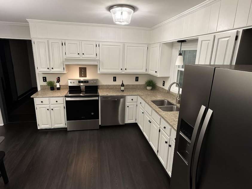 5304 King George Court, Greensboro, NC 27410.  MLS# CAR4292778, YatesRealty ID 32180. Virtually Enhanced Kitchen