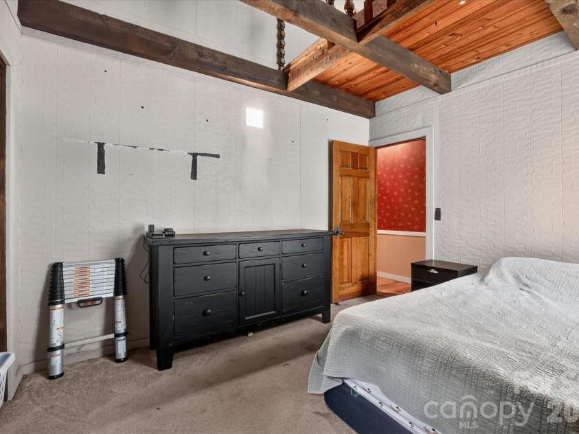 25105 Frick Road, Richfield, NC 28137.  MLS# CAR4395526, YatesRealty ID 32181. Loft is just above the bed