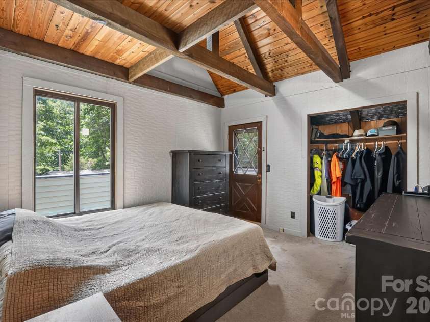 25105 Frick Road, Richfield, NC 28137.  MLS# CAR4395526, YatesRealty ID 32181. This bedroom has access to a private deck