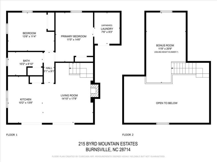 215 Byrd Mountain Estates Road, Burnsville, NC 28714.  MLS# CAR4288272, YatesRealty ID 32183. 