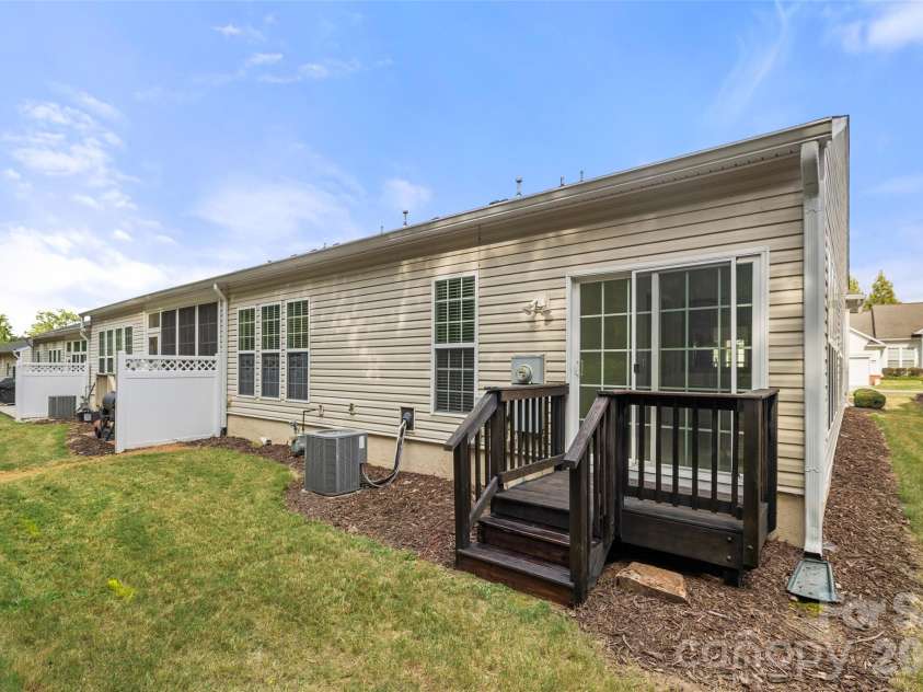 9015 Smokey Hill Lane, Indian Land, SC 29707.  MLS# CAR4395602, YatesRealty ID 32186. Freshly stained deck