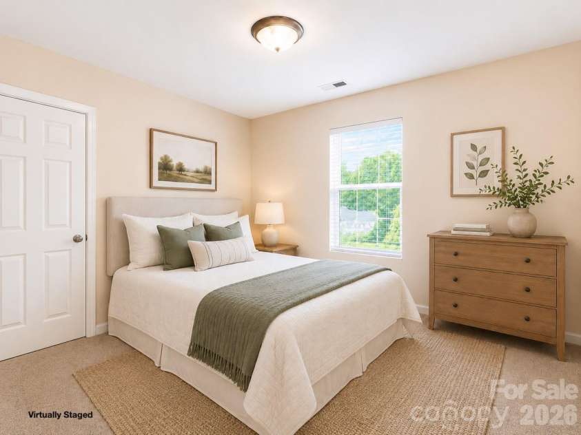 115 High Bluff Circle, Mooresville, NC 28115.  MLS# CAR4389382, YatesRealty ID 32190. Guest Bedroom with Spacious Closet