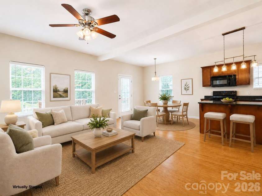 115 High Bluff Circle, Mooresville, NC 28115.  MLS# CAR4389382, YatesRealty ID 32190. Open Floor Plan with Lots of Natural Light