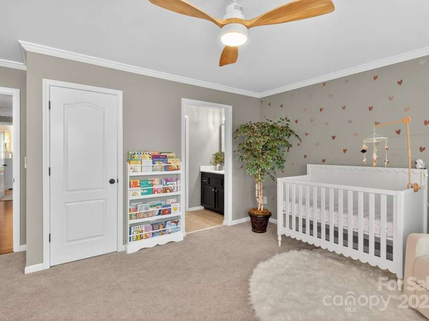 3400 Ringtail Drive, Waxhaw, NC 28173.  MLS# CAR4291096, YatesRealty ID 32194. Secondary bedroom w/new fan