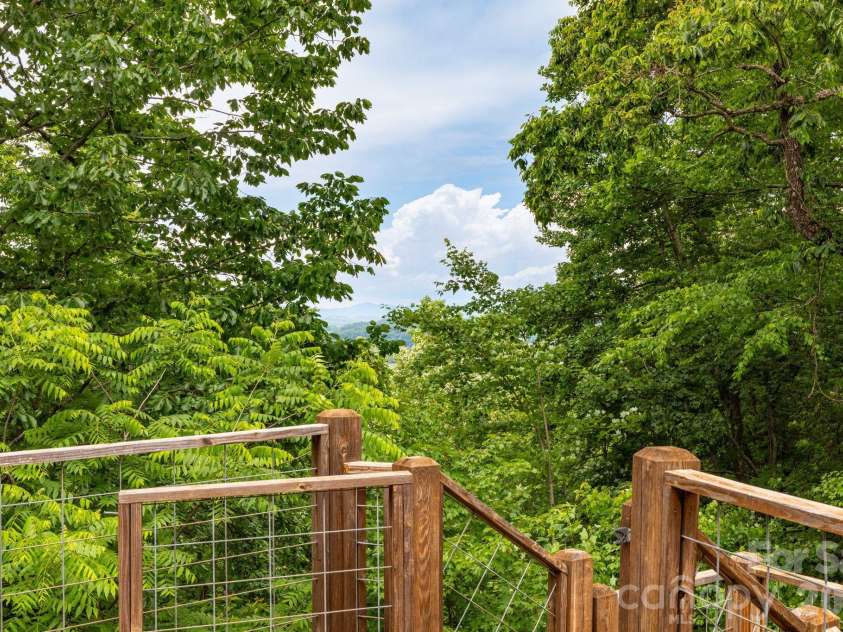 168 Blossom Ridge, Leicester, NC 28748.  MLS# CAR4389201, YatesRealty ID 32199. Back Deck with Views