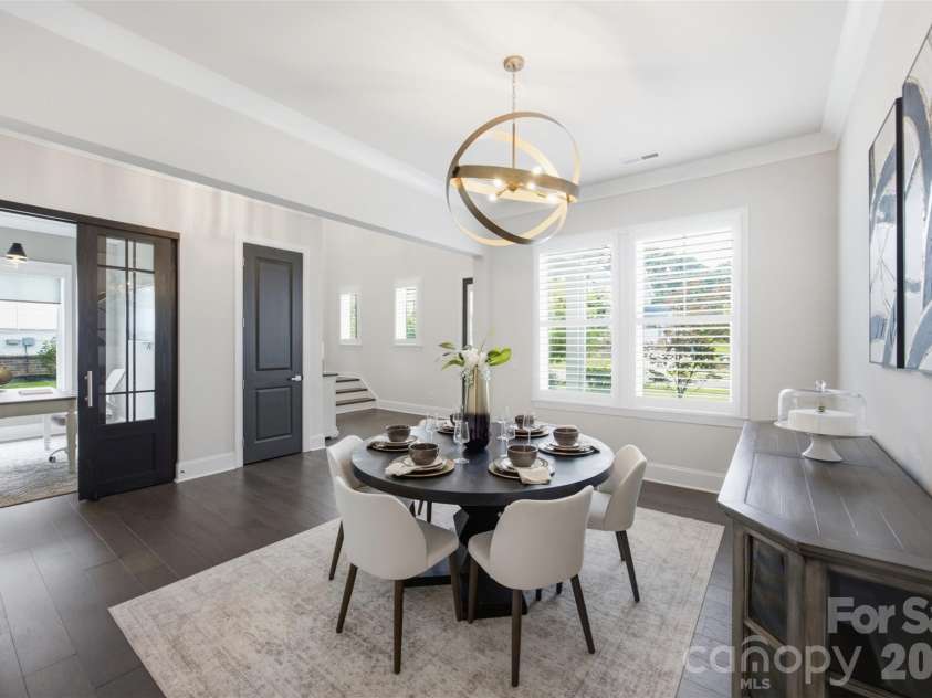 510 Meadow Ridge Drive, Belmont, NC 28012.  MLS# CAR4412652, YatesRealty ID 32204. Main Level- formal dining room/ flex room.