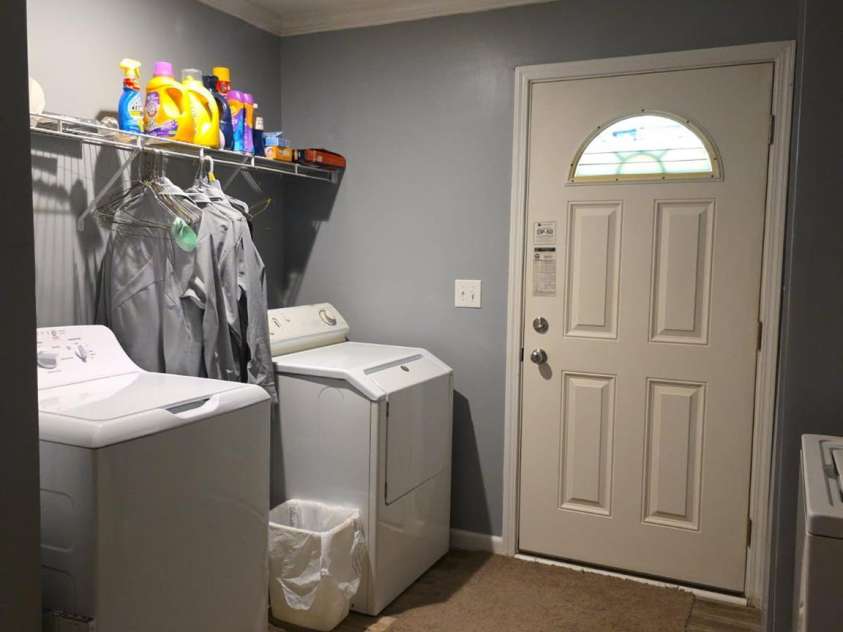 2939 Landfill Road, Mt Croghan, SC 29727.  MLS# CAR4291002, YatesRealty ID 32207. Laundry room with rear exit door