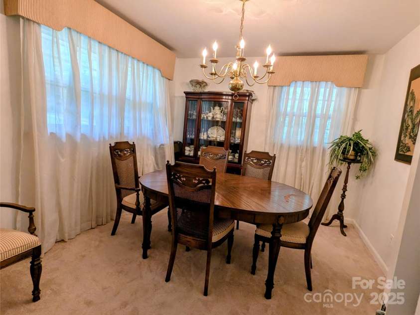 505 Richards Drive, Shelby, NC 28150.  MLS# CAR4287142, YatesRealty ID 32211. Dining room