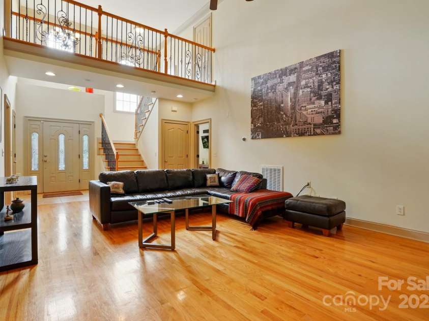 1705 Townsend Lane, Rock Hill, SC 29730.  MLS# CAR4260528, YatesRealty ID 32214. Great Room with view to entry and catwalk