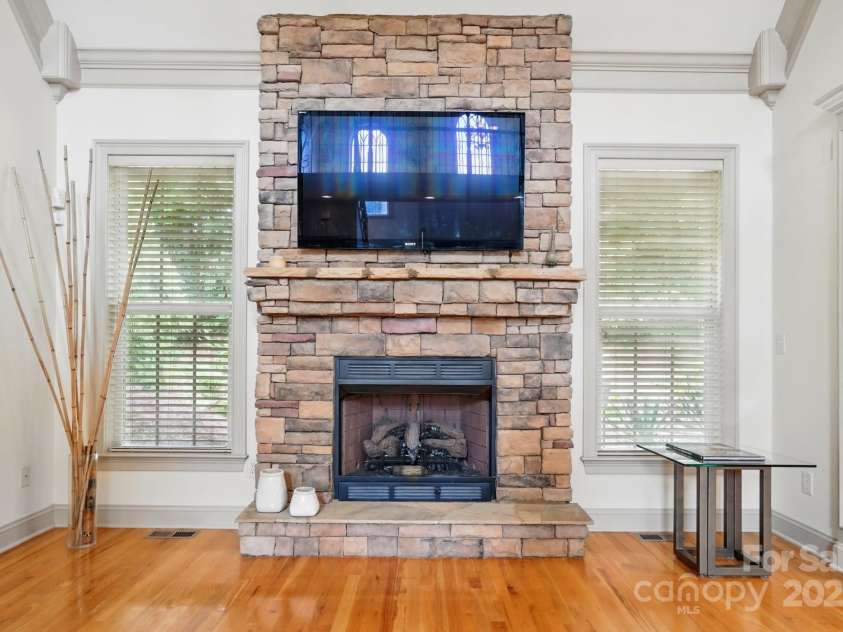 1705 Townsend Lane, Rock Hill, SC 29730.  MLS# CAR4260528, YatesRealty ID 32214. Stone Fireplace in Great Room