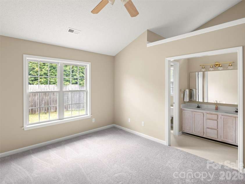 439 Glensprings Drive, Fletcher, NC 28732.  MLS# CAR4393124, YatesRealty ID 32215. Primary Bedroom