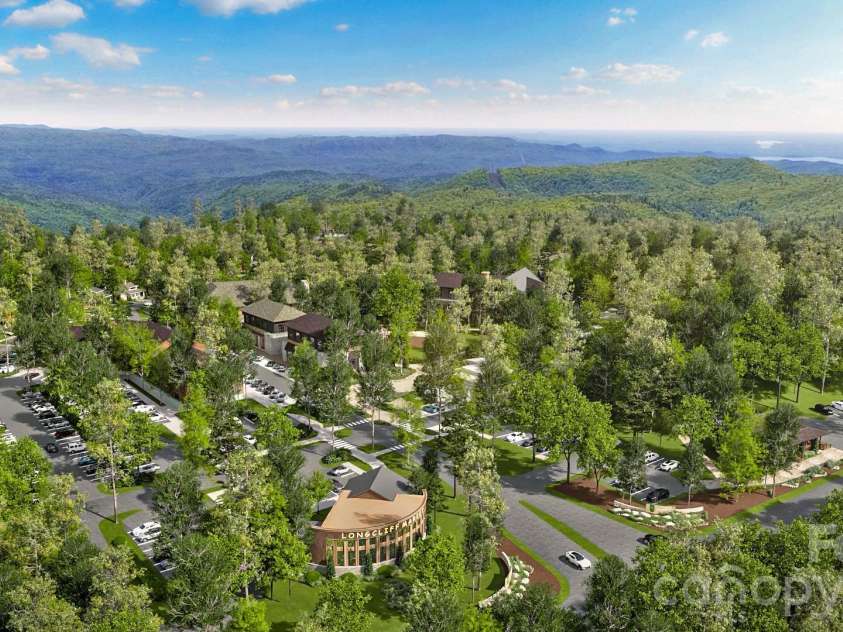 Lot 37 Longcliff Lane, Lake Toxaway, NC 28747.  MLS# CAR4387737, YatesRealty ID 32218. Bird eye rendering view