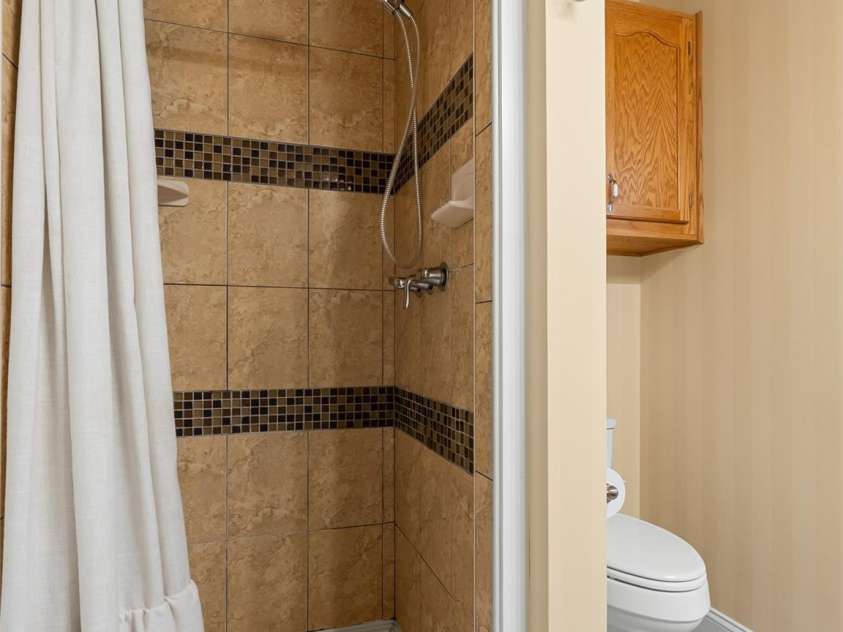 387 Crystal Creek Drive, Pisgah Forest, NC 28768.  MLS# CAR4373550, YatesRealty ID 32225. Primary shower