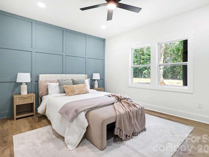 408 Birmingham Lane, Monroe, NC 28110.  MLS# CAR4394323, YatesRealty ID 32226. Primary bedroom