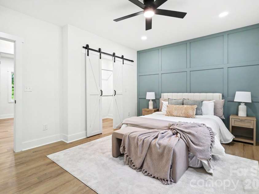 408 Birmingham Lane, Monroe, NC 28110.  MLS# CAR4394323, YatesRealty ID 32226. Primary bedroom