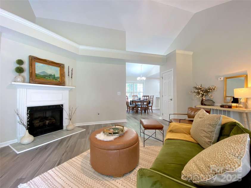 4445 Homestead Road, Rock Hill, SC 29732.  MLS# CAR4230558, YatesRealty ID 32226. Living room features gas fireplace!