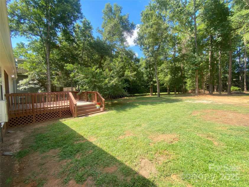 4445 Homestead Road, Rock Hill, SC 29732.  MLS# CAR4230558, YatesRealty ID 32226. Spacious backyard with large back deck!