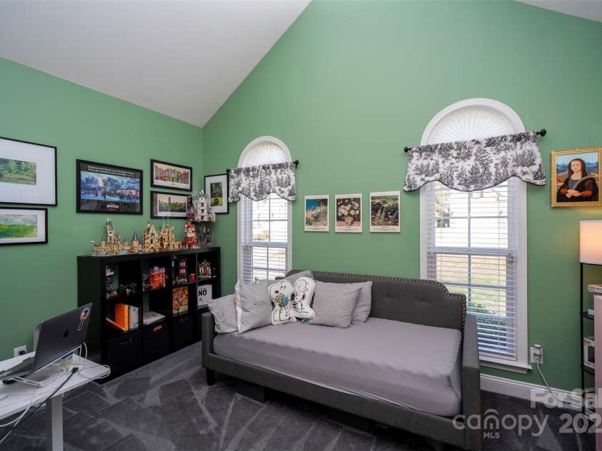 126 Doyle Farm Lane, Mooresville, NC 28115.  MLS# CAR4270254, YatesRealty ID 32228. Office featuring distinctive  palladium windows.