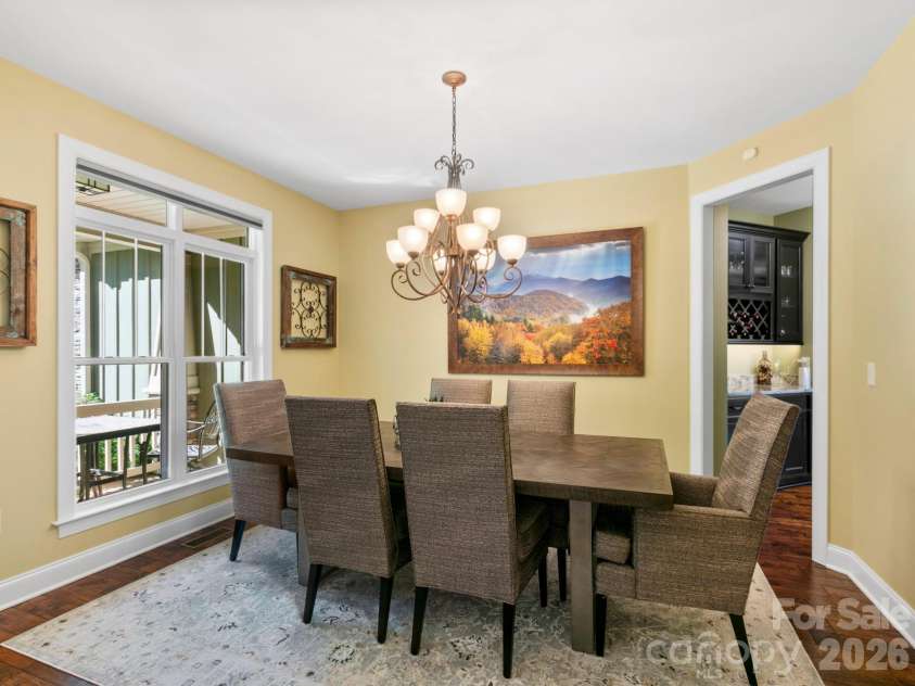 32 Lake Vista Drive, Fletcher, NC 28732.  MLS# CAR4388270, YatesRealty ID 32228. Dining Room