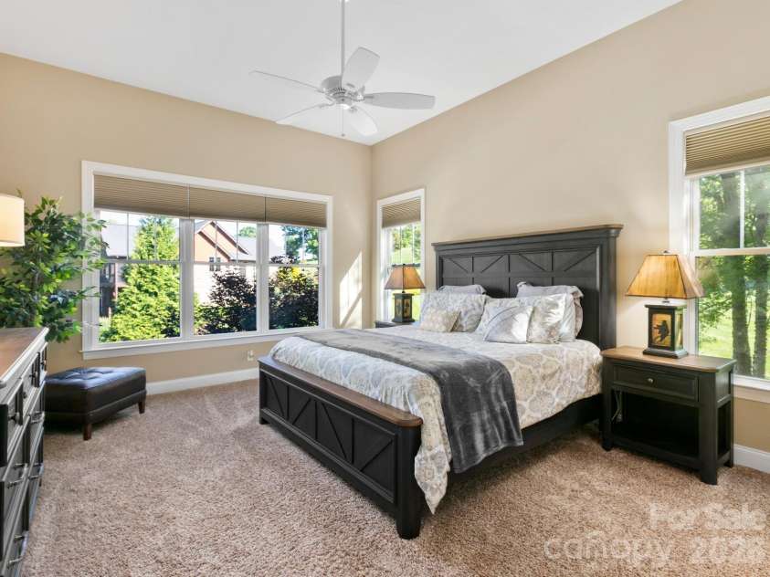 32 Lake Vista Drive, Fletcher, NC 28732.  MLS# CAR4388270, YatesRealty ID 32228. Primary Bedroom (Main Level)