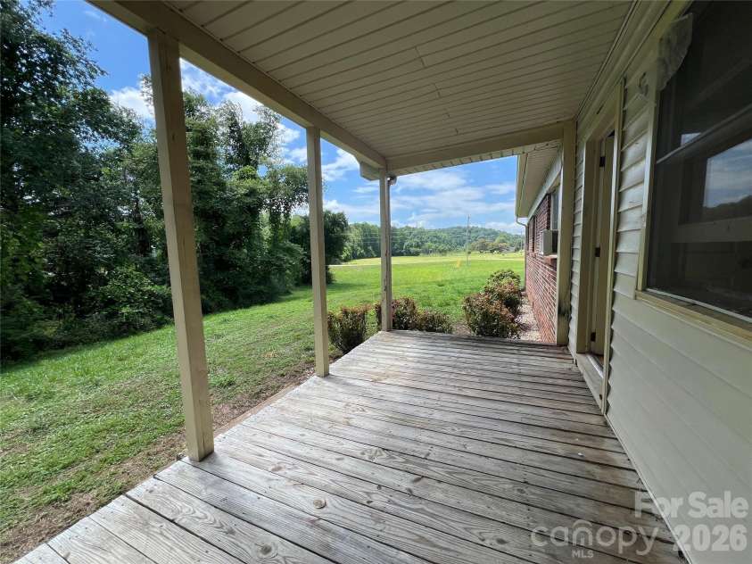 4405 Maple Creek Road, Rutherfordton, NC 28139.  MLS# CAR4390576, YatesRealty ID 32243. Front Porch
