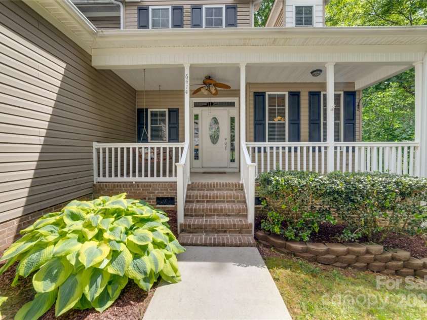 6414 Winding Creek Lane, Denver, NC 28037.  MLS# CAR4240521, YatesRealty ID 32247. Charming front porch perfect for those warm weather evenings
