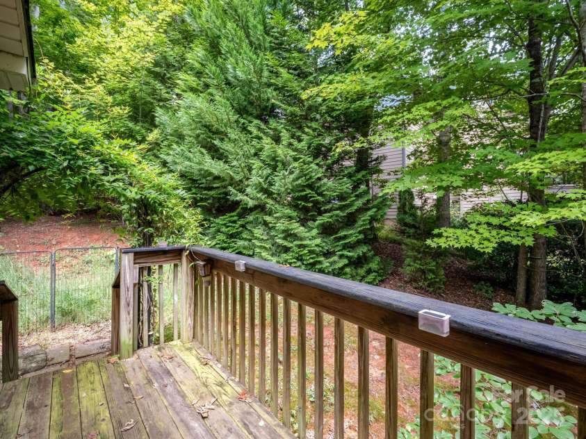 134 Downing Place, Lake Lure, NC 28746.  MLS# CAR4289968, YatesRealty ID 32258. Back Deck