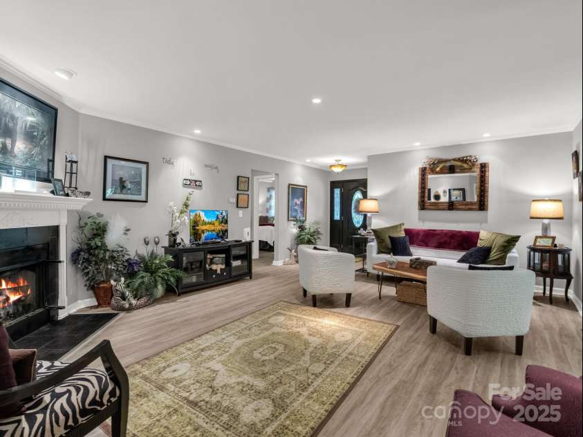 134 Downing Place, Lake Lure, NC 28746.  MLS# CAR4289968, YatesRealty ID 32258. Vinyl plank floors thru-out house - no carpet