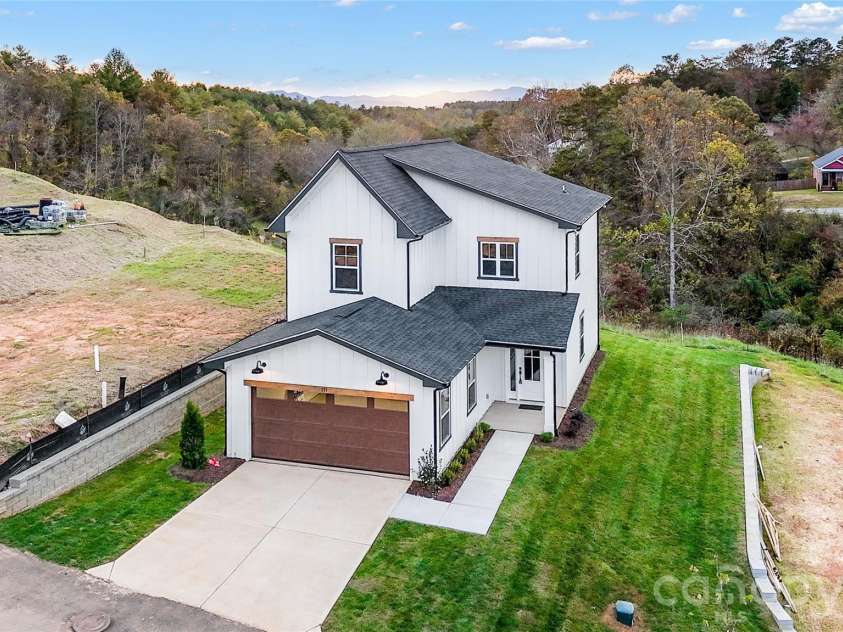 115 Chapel Crossing Lane, Weaverville, NC 28787.  MLS# CAR4337295, YatesRealty ID 32268. No home will be built to the right of this home.