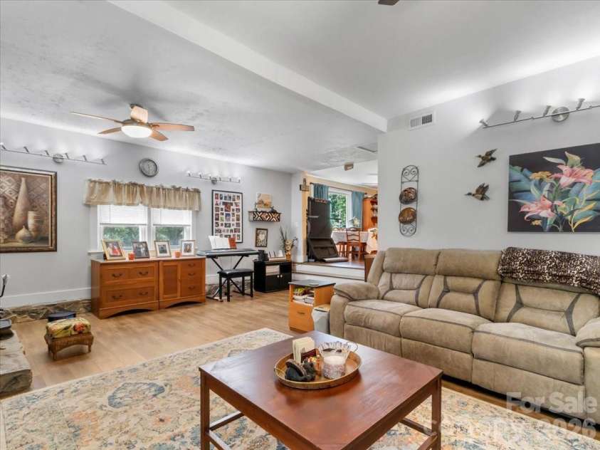 2 Ray Road, Weaverville, NC 28787.  MLS# CAR4395567, YatesRealty ID 32280. Sunken living room