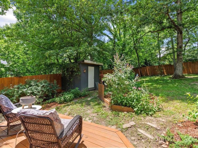 207 Oconeechee Avenue, Black Mountain, NC 28711.  MLS# CAR4290585, YatesRealty ID 32284. Fully Fenced-in Back Yard