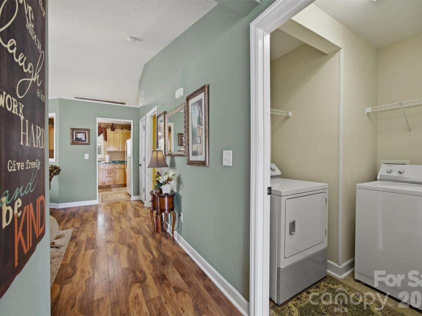109 Morgan Trace Drive, Valdese, NC 28690.  MLS# CAR4350073, YatesRealty ID 3229. Laundry Room