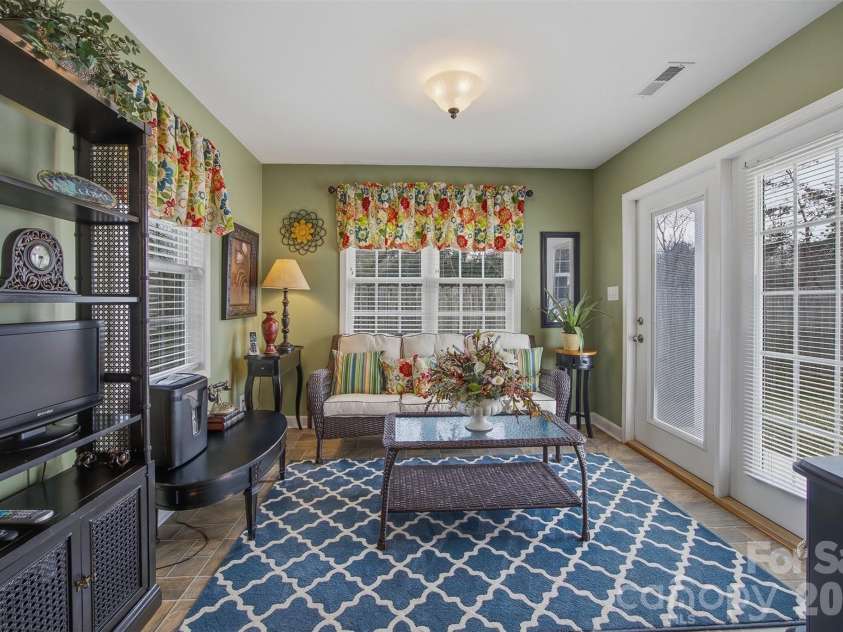 109 Morgan Trace Drive, Valdese, NC 28690.  MLS# CAR4350073, YatesRealty ID 3229. Sunroom/Den
