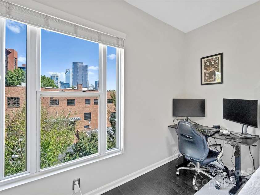 1425 Camden Road, Charlotte, NC 28203.  MLS# CAR4311487, YatesRealty ID 3229. Bedroom 2 on the upper level with ensuite bath 