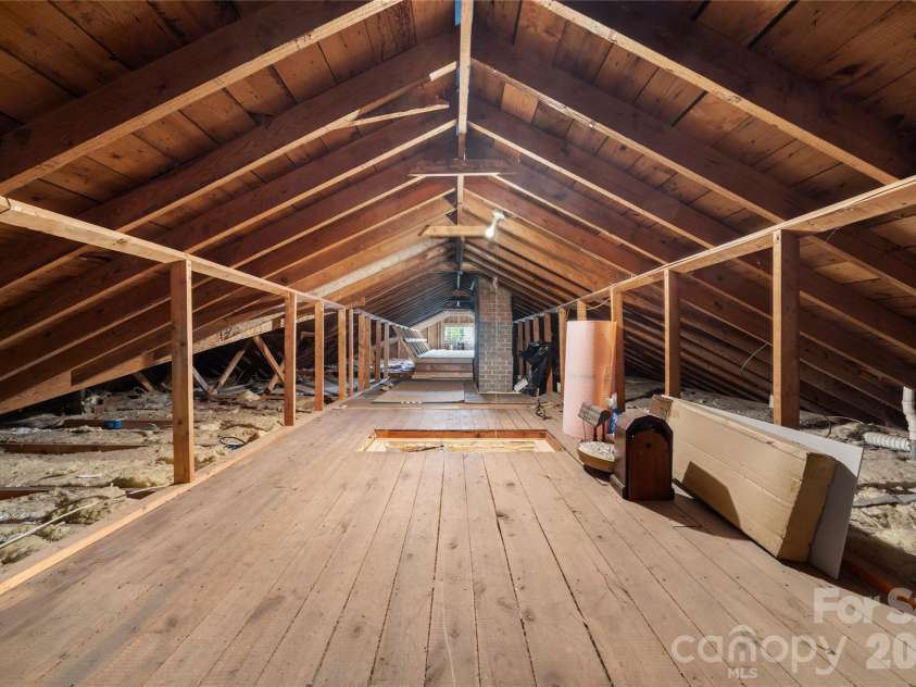 1921 Cumberland Avenue, Charlotte, NC 28203.  MLS# CAR4387998, YatesRealty ID 32299. Attic has pull down ladder to all this storage
