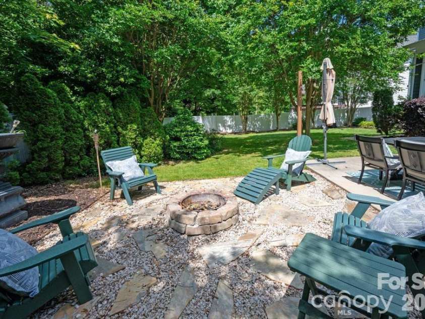 189 Mills Lane, Fort Mill, SC 29708.  MLS# CAR4365373, YatesRealty ID 32305. Enjoy a cool evening by the fire pit