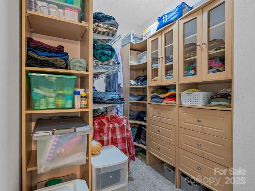 808 Old Fort Road, Fairview, NC 28730.  MLS# CAR4281084, YatesRealty ID 32308. Oneof 2 primary walk-in closets. This is the stuff that dreams are made of!