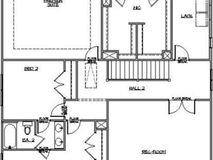 4036 Zinnia Drive, Harrisburg, NC 28075.  MLS# CAR4292830, YatesRealty ID 3231. 2nd Floor Floorplan