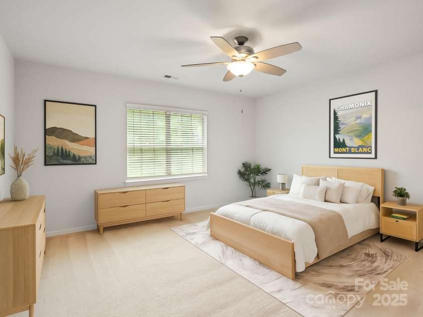 360 Picasso Trail, Mount Holly, NC 28120.  MLS# CAR4289859, YatesRealty ID 32319. Primary Bedroom with Spit Bedrm Plan