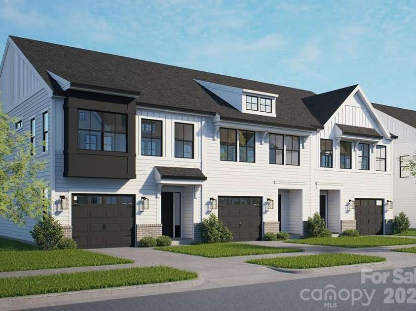 7446 Mashburn Drive, Charlotte, NC 28269.  MLS# CAR4340522, YatesRealty ID 3232. Rendering For Units 88-90. Representative photos only - colors, materials, etc. subject to change. 