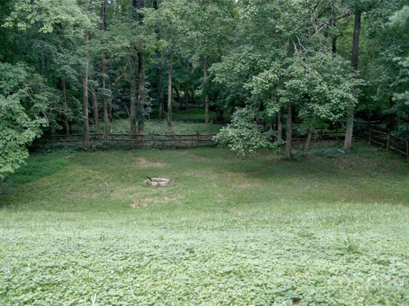 4212 Meadowridge Drive, Charlotte, NC 28226.  MLS# CAR4283927, YatesRealty ID 32320. Backyard