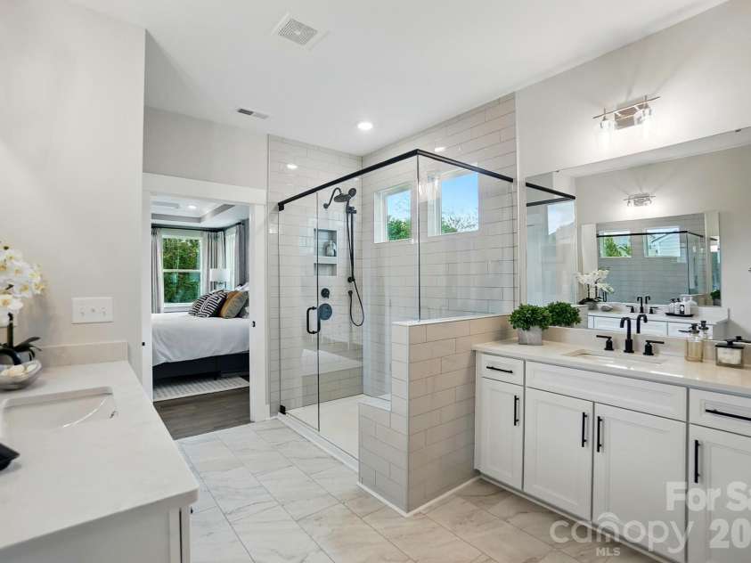 1022 Heritage Pointe, Indian Trail, NC 28079.  MLS# CAR4396519, YatesRealty ID 32322. Primary Bathroom featuring Luxury Shower Option