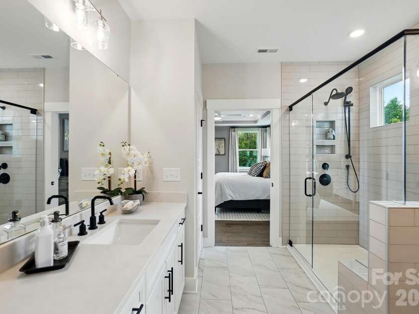 1022 Heritage Pointe, Indian Trail, NC 28079.  MLS# CAR4396519, YatesRealty ID 32322. Primary Bathroom featuring Luxury Shower Option
