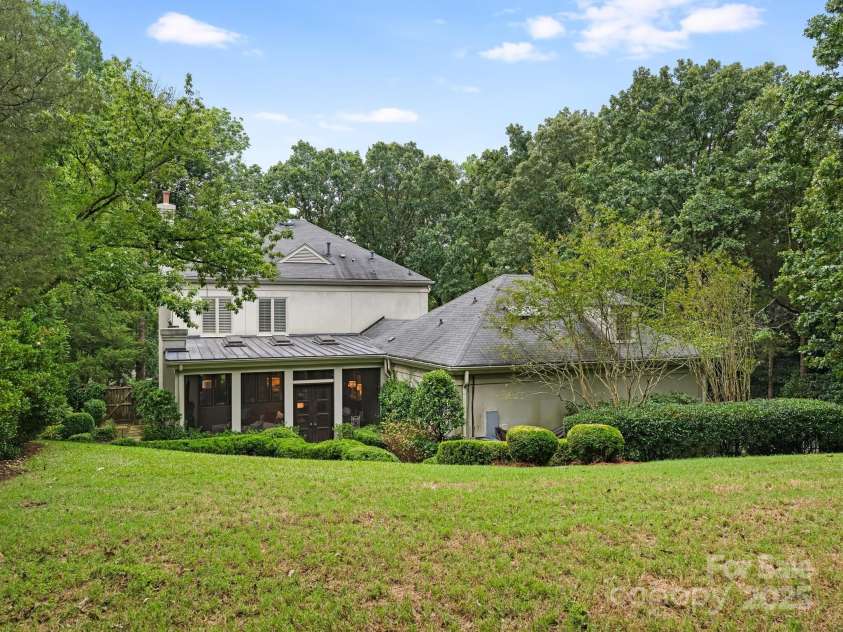 4119 Carnoustie Lane, Charlotte, NC 28210.  MLS# CAR4290999, YatesRealty ID 32332. Rear Exterior