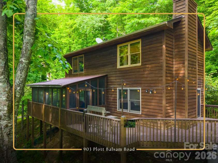903 Plott Balsam Road, Maggie Valley, NC 28751.  MLS# CAR4396699, YatesRealty ID 32336. 