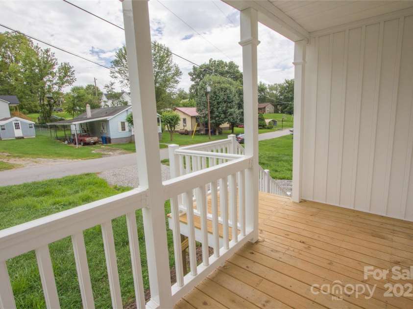 161 Ferguson Street, Canton, NC 28716.  MLS# CAR4291988, YatesRealty ID 32347. Covered Front Porch