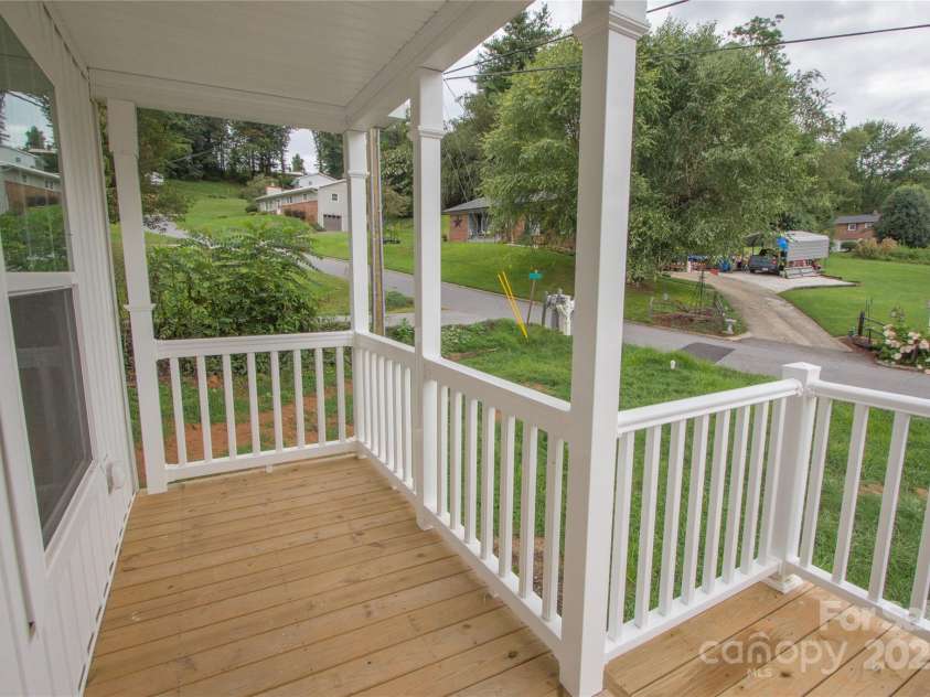 161 Ferguson Street, Canton, NC 28716.  MLS# CAR4291988, YatesRealty ID 32347. Covered Front Porch